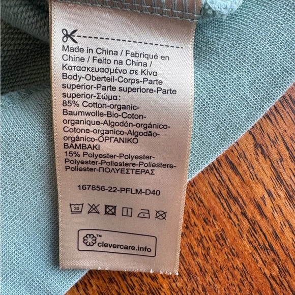 Scotch and soda Relaxed Fit Raglan Cropped Hoodie - Picture 8 of 14